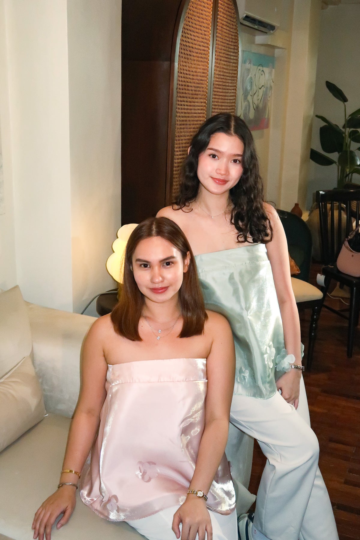 Petal Tube Top in Sage