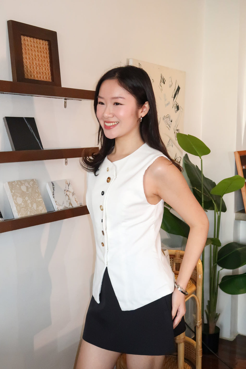 Nora Linen Top